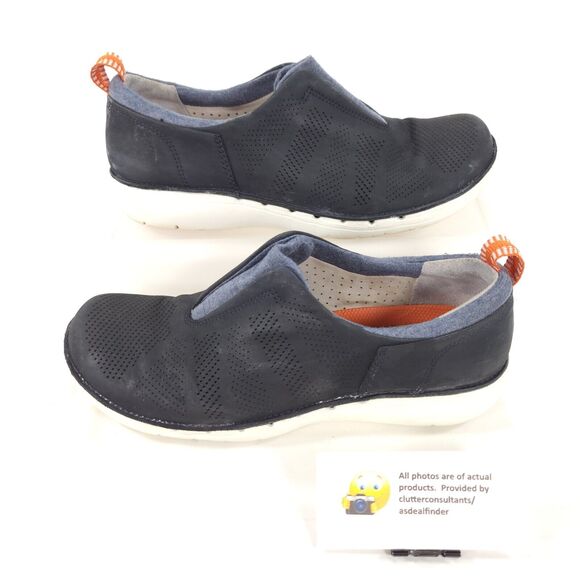 Clarks Artisan Casual Slip On Leather Loafer Flat Womens Size 7.5 26117832 Blue - Picture 5 of 9